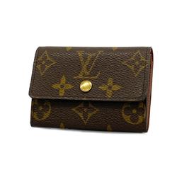 Louis Vuitton Wallet/Coin Case Monogram Porto Monnaie Plat M61930 Brown Men's Women's