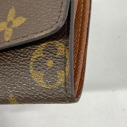 Louis Vuitton Wallet/Coin Case Monogram Porto Monnaie Plat M61930 Brown Men's Women's