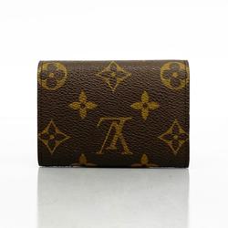 Louis Vuitton Wallet/Coin Case Monogram Porto Monnaie Plat M61930 Brown Men's Women's