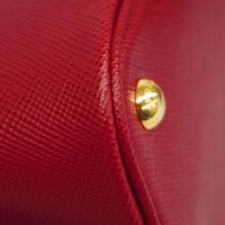 Prada handbag saffiano leather red ladies