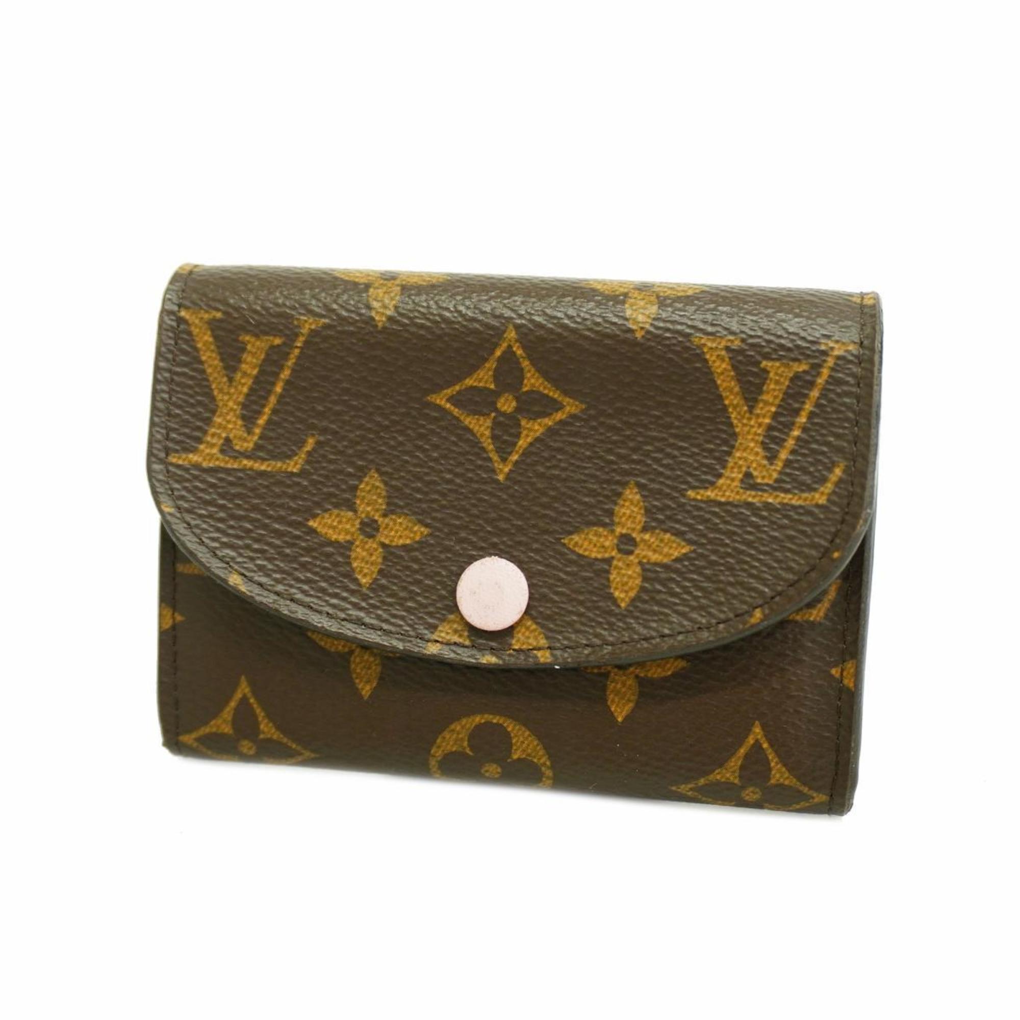 Louis Vuitton Wallet/Coin Case Monogram Porto Monnaie Rose M62361 Ballerine for Women