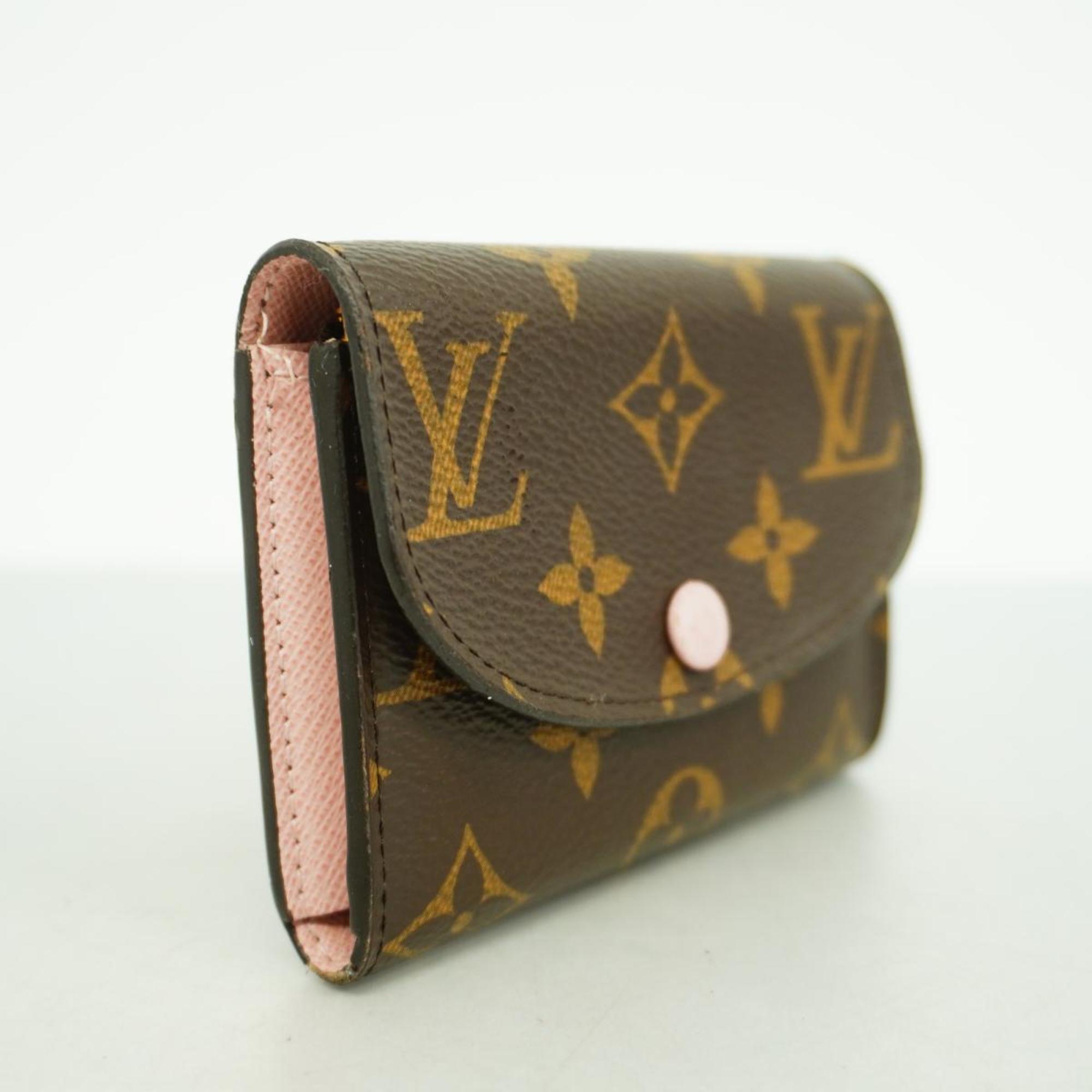 Louis Vuitton Wallet/Coin Case Monogram Porto Monnaie Rose M62361 Ballerine for Women