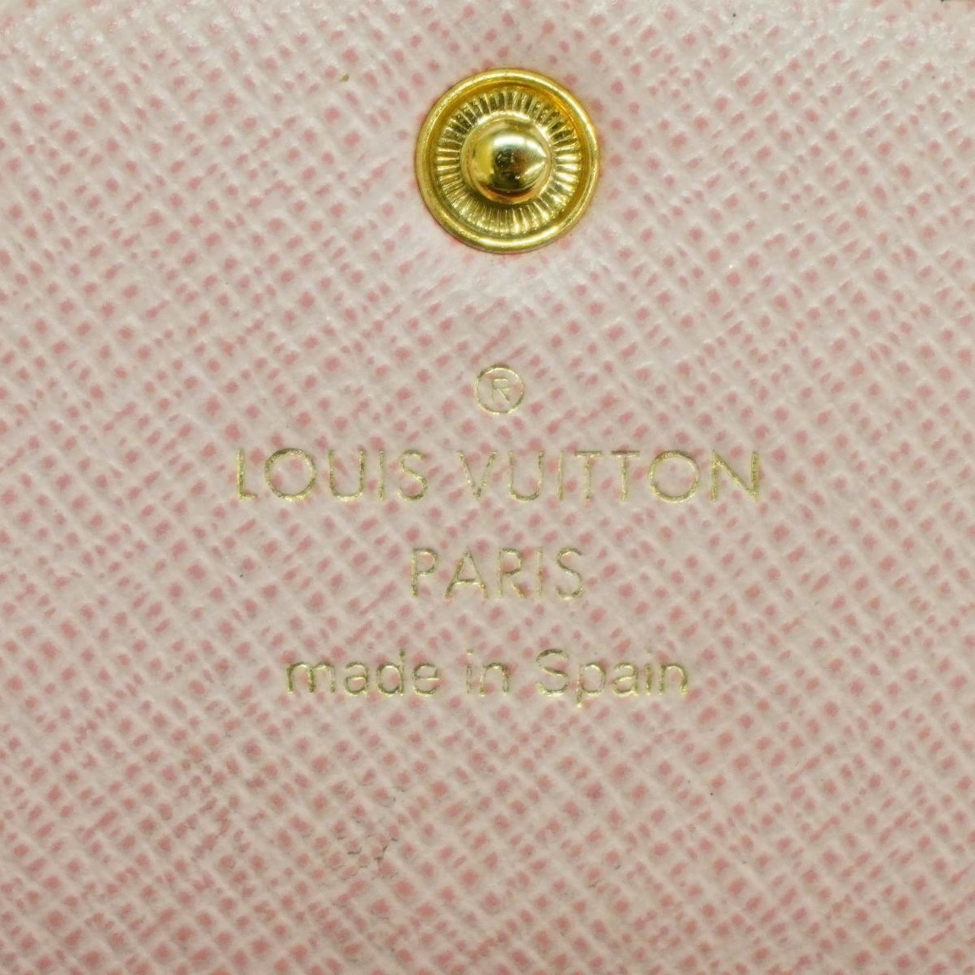 Louis Vuitton Wallet/Coin Case Monogram Porto Monnaie Rose M62361 Ballerine for Women