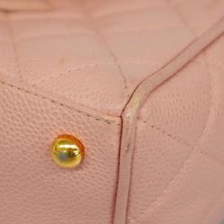 Chanel handbag Matelasse caviar skin pink ladies