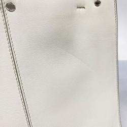 Fendi handbag peekaboo x-lite leather white ladies