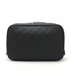 LOUIS VUITTON Damier Infini Truss Toilette Second Bag Clutch Pouch Onyx Black N23347