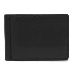 LOUIS VUITTON Taiga Portefeuille Pans Bi-fold Wallet Money Clip Leather Noir Black M62978