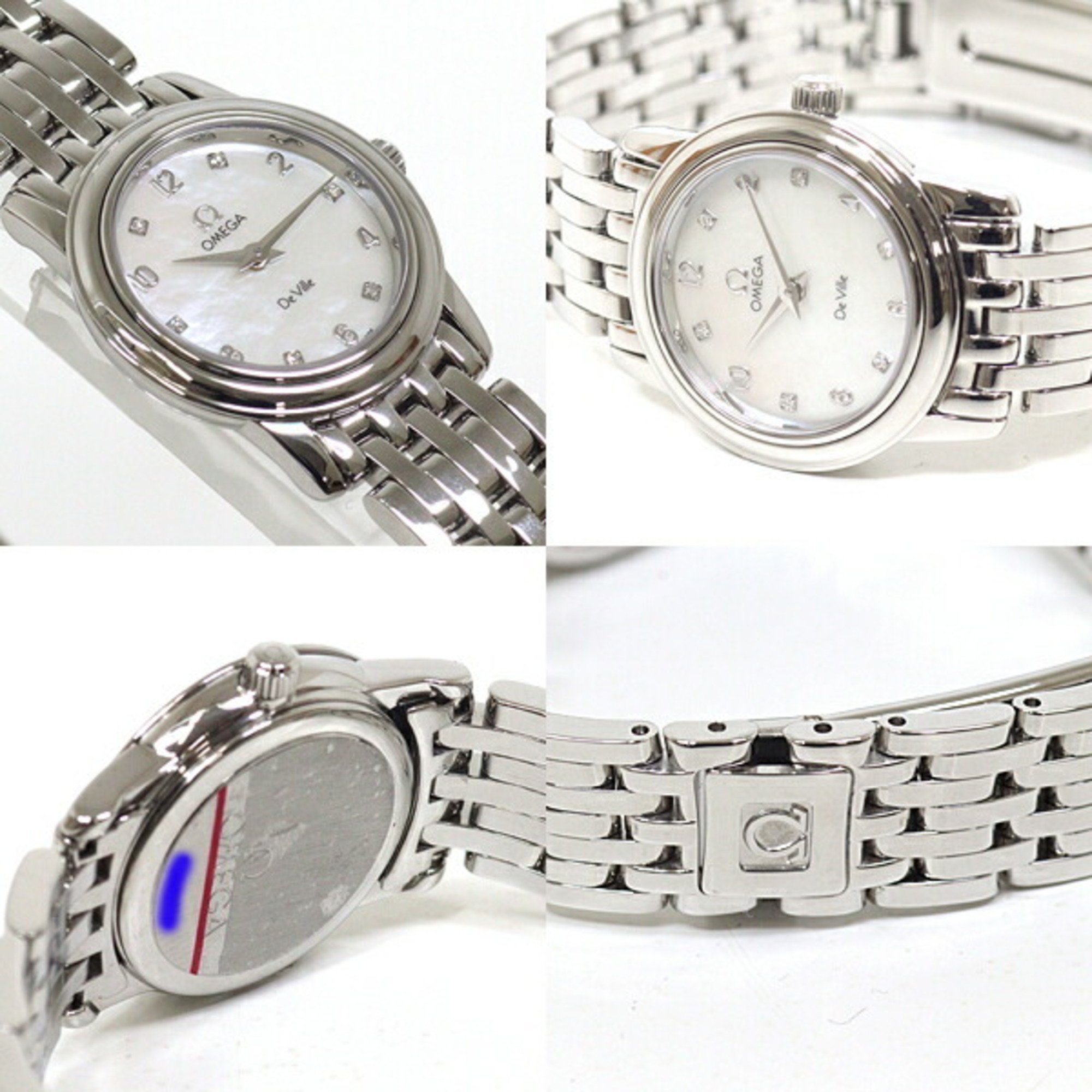 OMEGA Ladies' Watch De Ville 4570.75 Quartz SS Battery replaced and finished