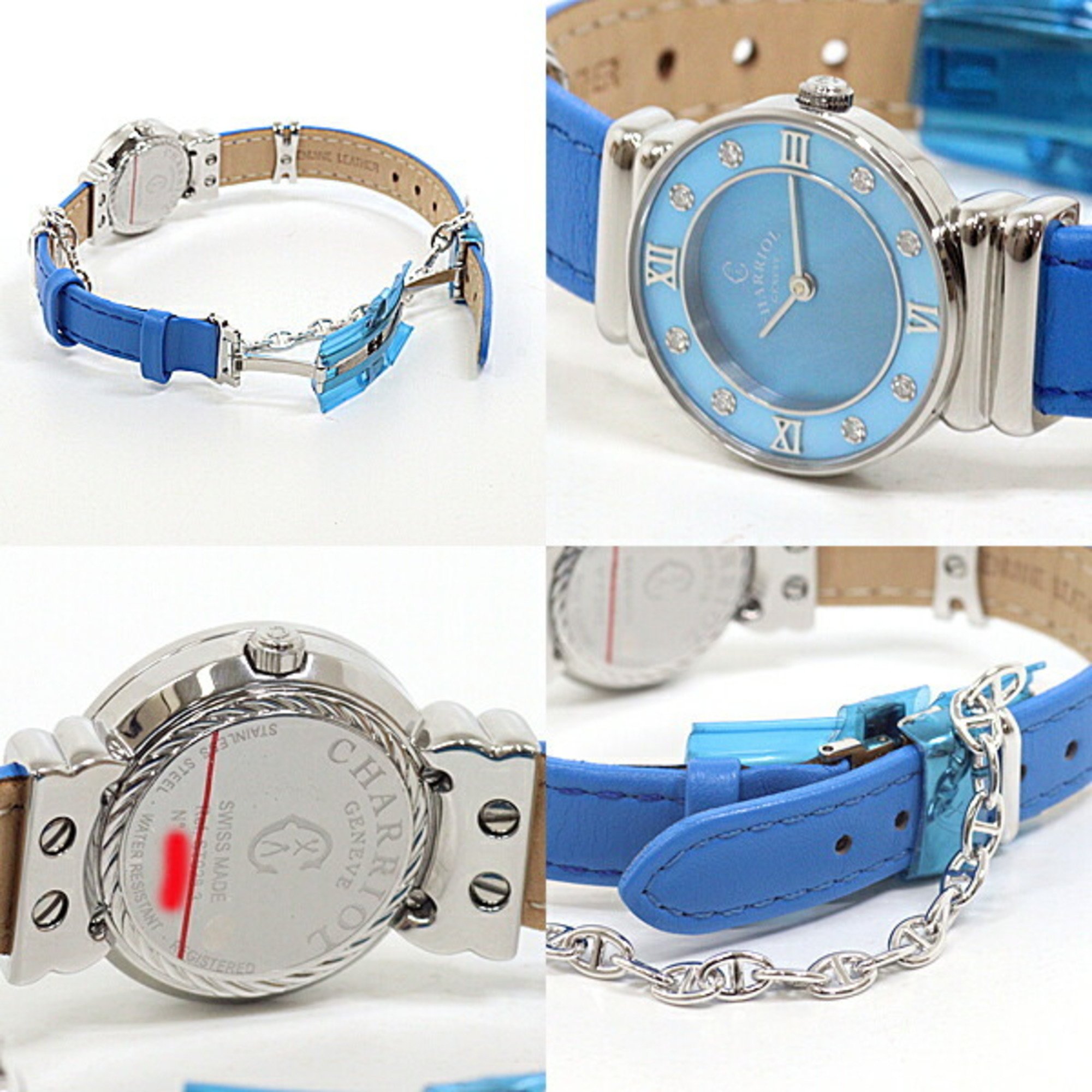 Philippe Charriol Ladies Watch Saint Tropez Colors 028SBLD1.366.576 Quartz Blue