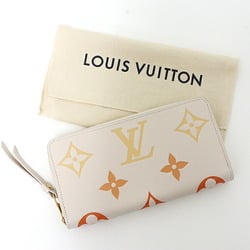 Louis Vuitton LOUIS VUITTON Zippy Wallet Round Long Monogram Empreinte M82206 Orange