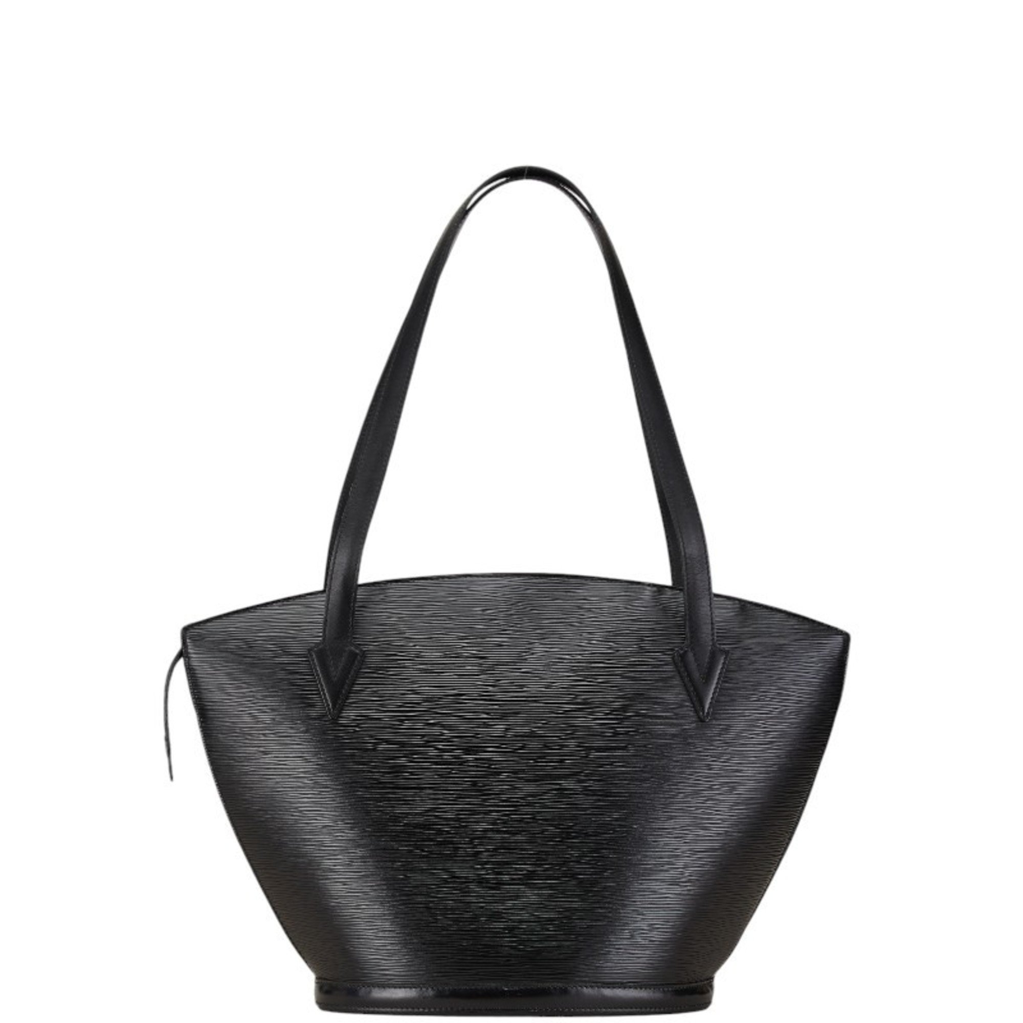 Louis Vuitton Epi Saint Jacques Tote Bag Shoulder M52262 Noir Black Leather Women's LOUIS VUITTON