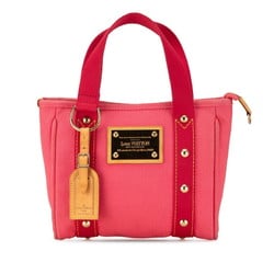 Louis Vuitton Antigua Cabas PM Handbag Tote Bag M40037 Rouge Red Canvas Women's LOUIS VUITTON