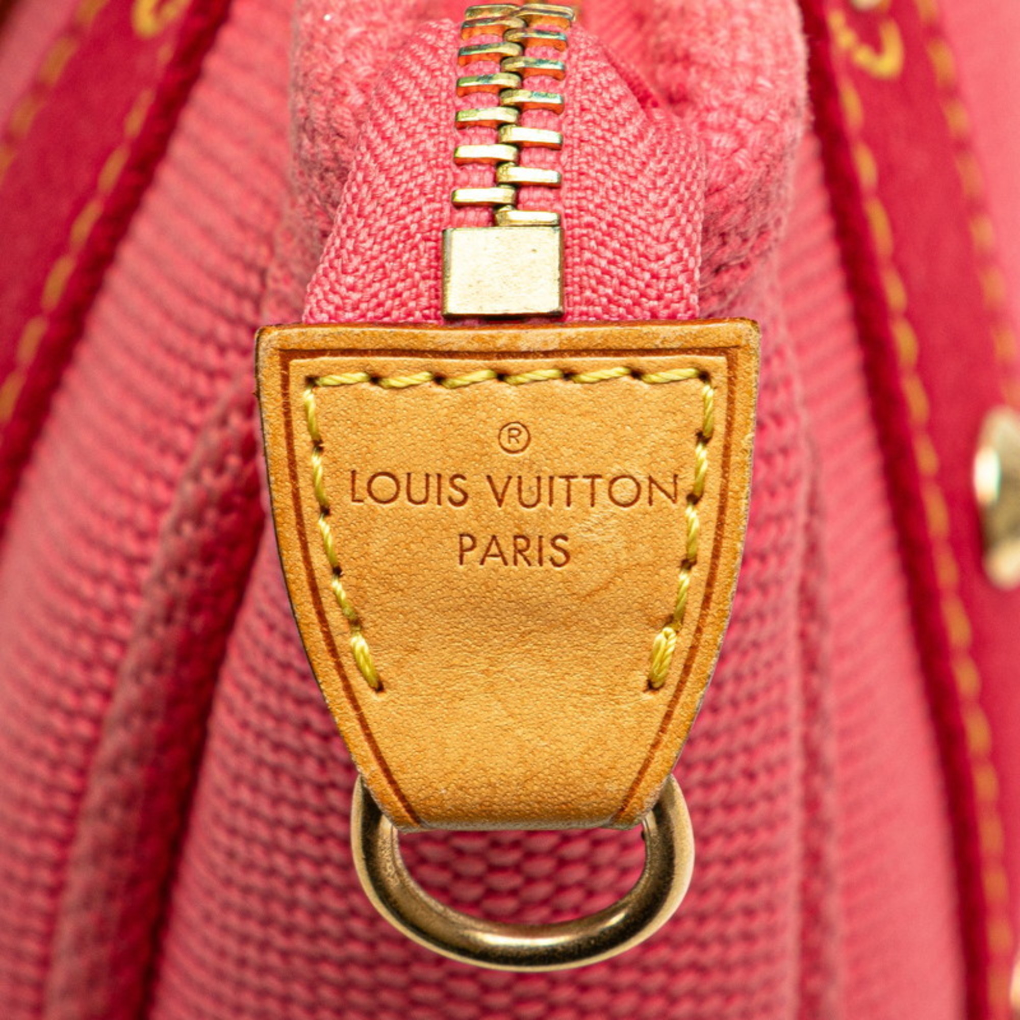 Louis Vuitton Antigua Cabas PM Handbag Tote Bag M40037 Rouge Red Canvas Women's LOUIS VUITTON