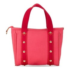 Louis Vuitton Antigua Cabas PM Handbag Tote Bag M40037 Rouge Red Canvas Women's LOUIS VUITTON