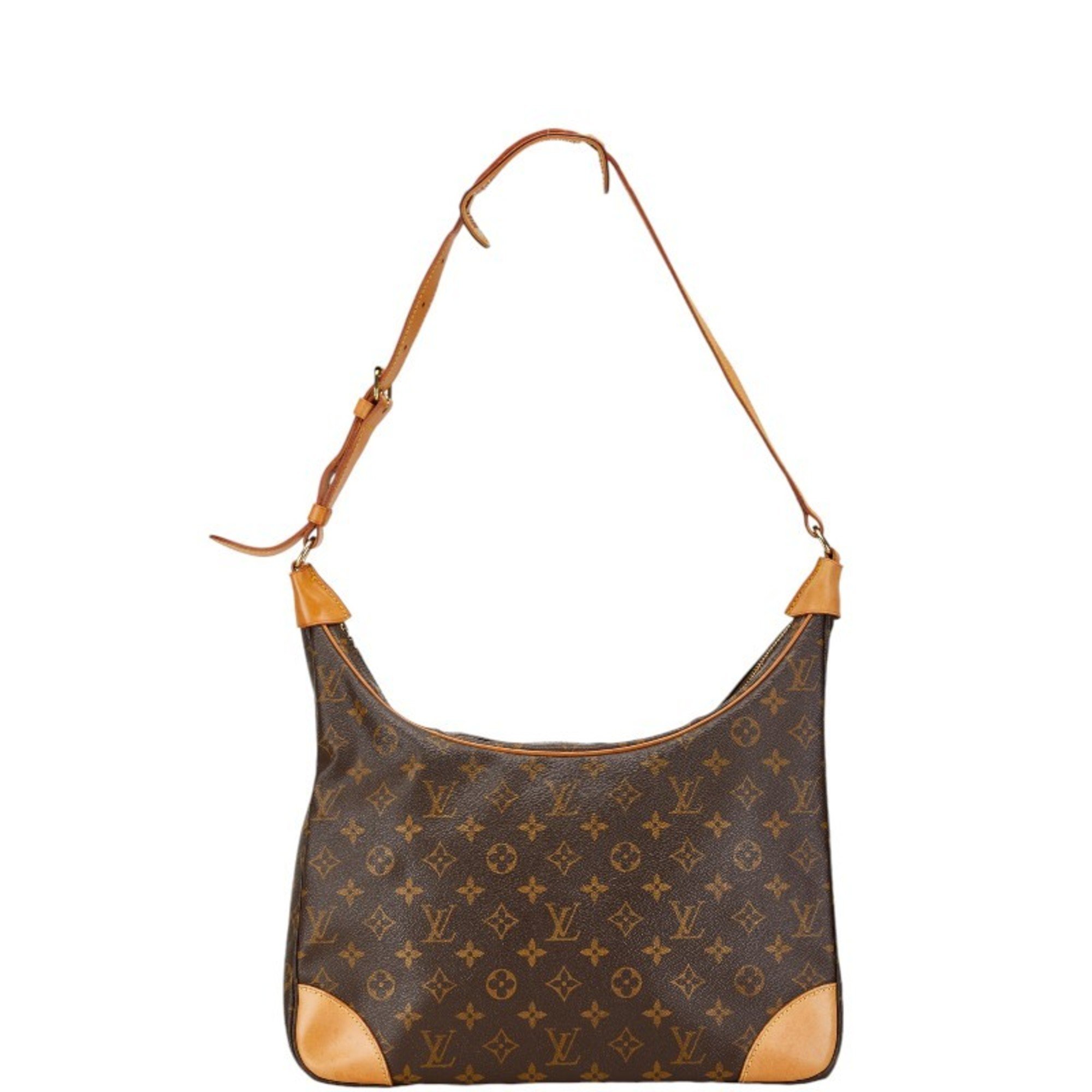 Louis Vuitton Monogram Boulogne 35 Bag M51260 Brown PVC Leather Women's LOUIS VUITTON