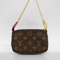 Louis Vuitton Pouch Monogram Pochette Accessoires M62087 Brown Pink Ladies