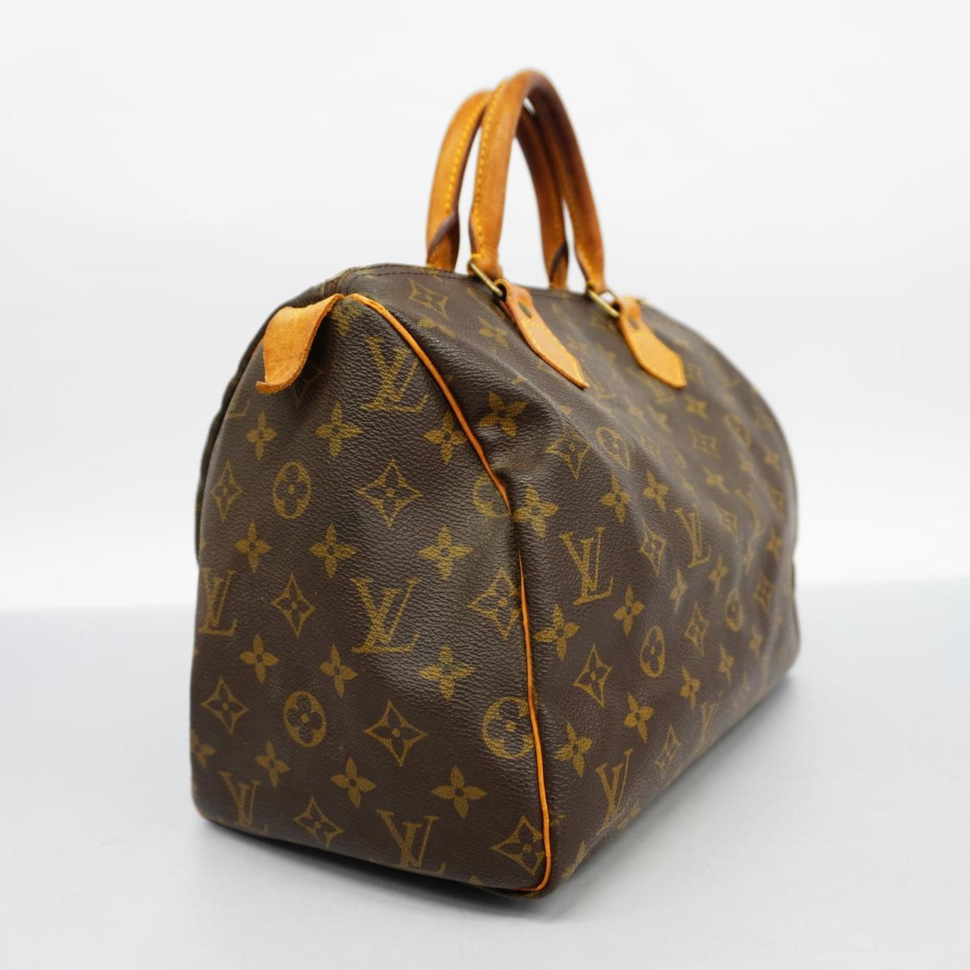 Louis Vuitton Handbag Monogram Speedy 30 M41108 Brown Ladies