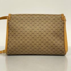 Gucci Shoulder Bag Sherry Line Micro GG Old 30 01 5303 Brown Women's