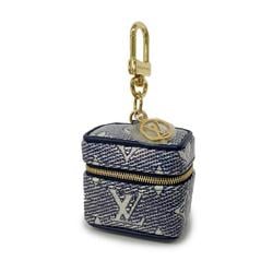 Louis Vuitton Keychain Bijoux Sac Micro Vanity R95559 Navy Women's