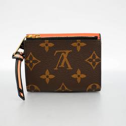 Louis Vuitton Tri-fold Wallet Monogram Portefeuille Tuileries Compact M63904 Brown Women's