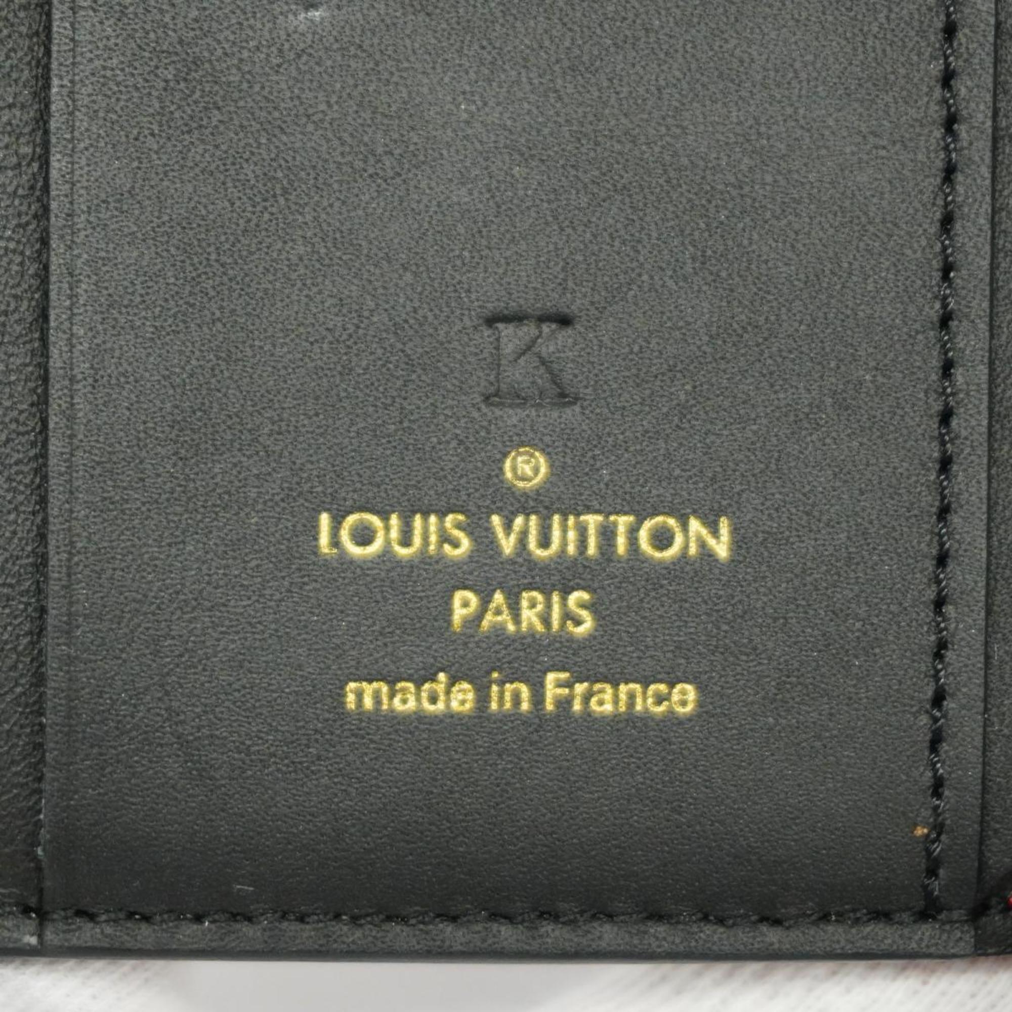 Louis Vuitton Tri-fold Wallet Monogram Portefeuille Tuileries Compact M63904 Brown Women's