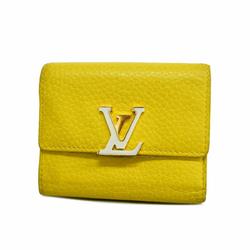 Louis Vuitton Tri-fold Wallet Portefeuille Capucines XS M81230 Cedra Crème Ladies