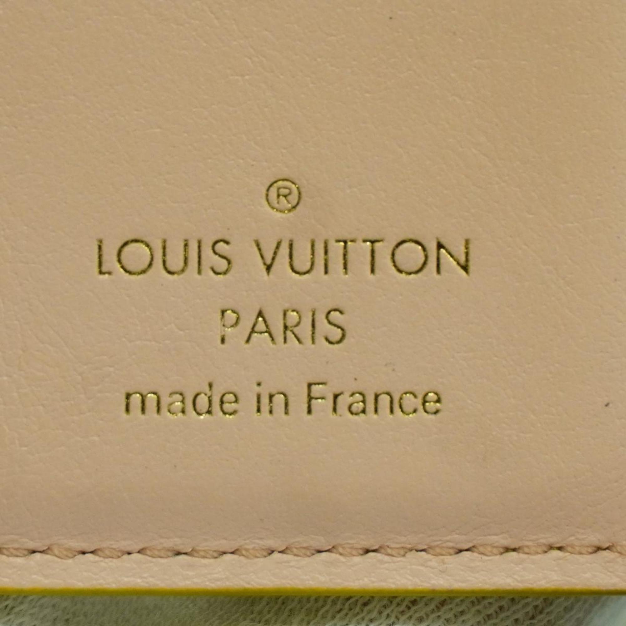 Louis Vuitton Tri-fold Wallet Portefeuille Capucines XS M81230 Cedra Crème Ladies