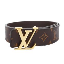 Louis Vuitton Belt Monogram Santur LV Initial 40MM M0323 Brown Men's