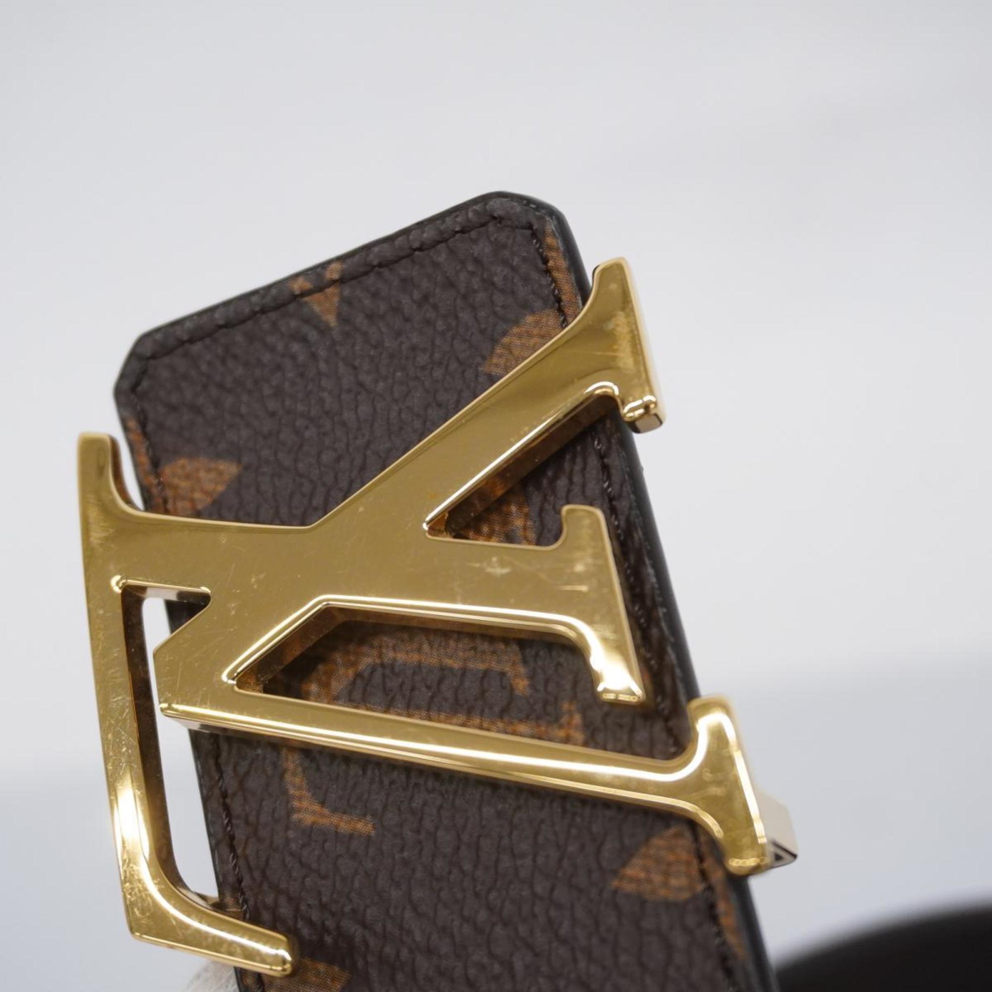 Louis Vuitton Belt Monogram Santur LV Initial 40MM M0323 Brown Men's