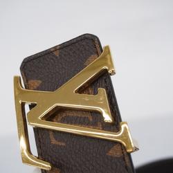 Louis Vuitton Belt Monogram Santur LV Initial 40MM M0323 Brown Men's