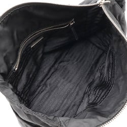 PRADA Prada Tote Bag Chain Shoulder Quilted Nylon Leather NERO Black BR2234