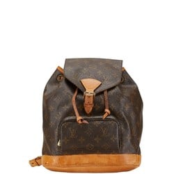 Louis Vuitton Monogram Montsouris MM Backpack M51136 Brown PVC Leather Women's LOUIS VUITTON