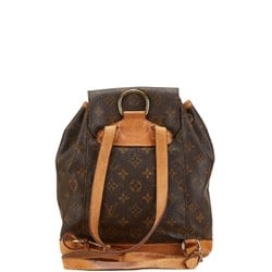 Louis Vuitton Monogram Montsouris MM Backpack M51136 Brown PVC Leather Women's LOUIS VUITTON