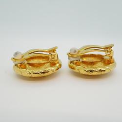 Chanel Earrings Coco Mark Circle GP Plated Gold Women's