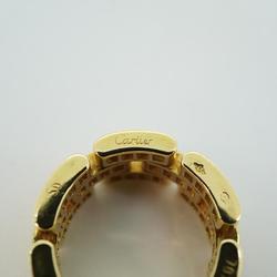 Cartier Ring Full Diamond Maillon Panthere K18YG Yellow Gold Women's