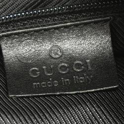 Gucci Handbag Bamboo 000 8509 Suede Black Women's