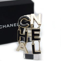 Chanel Earrings B22A Black x White