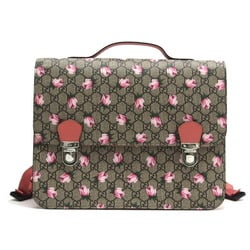 Gucci GG Supreme Backpack Flower Children Pink