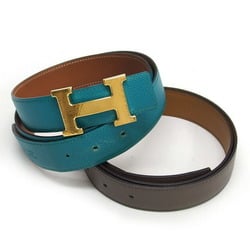 Hermes Constance Maltre reversible H-belt with spare belt (1 buckle, 2 belts)