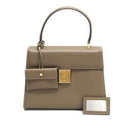 Salvatore Ferragamo Gancini handbag in beige