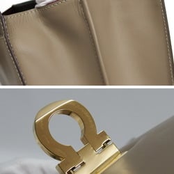 Salvatore Ferragamo Gancini handbag in beige