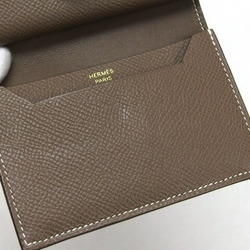 Hermes Bearn Bi-fold Coin Case Etoupe (Greige)