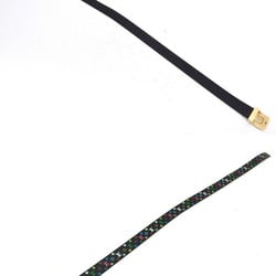 Louis Vuitton Monogram Multicolor Santur LV Cut Belt Black