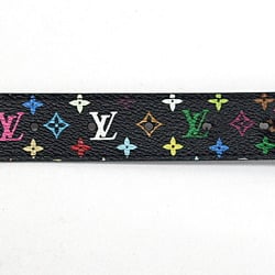 Louis Vuitton Monogram Multicolor Santur LV Cut Belt Black