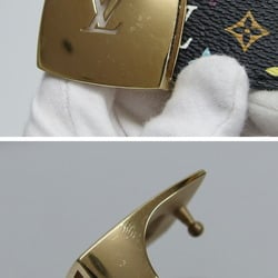 Louis Vuitton Monogram Multicolor Santur LV Cut Belt Black