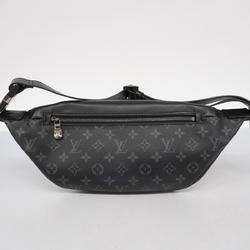 Louis Vuitton Body Bag Monogram Eclipse Discovery Bum PM M46035 Black Grey Men's