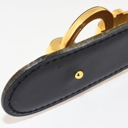 Hermes HERMES Horsebit Belt Veau Chamonix 〇Z (manufactured in 1996) engraved Black Brown Reversible 70cm Men's