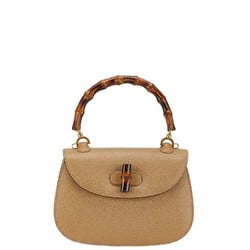 Gucci Bamboo Handbag Shoulder Bag 000 1014 Brown Leather Women's GUCCI