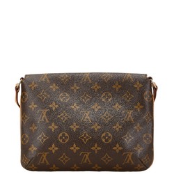 Louis Vuitton Monogram Musette Tango Short Shoulder Bag Handbag M51257 Brown PVC Leather Women's LOUIS VUITTON