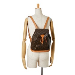 Louis Vuitton Monogram Montsouris MM Backpack M51136 Brown PVC Leather Women's LOUIS VUITTON